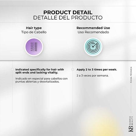 Keratin Infusion Hair Repair 237ml – Leave-In Reconstructor for Split Ends, Anti-Breakage, Deep Nourishment & Elasticity | Keratin + Soy & Wheat Proteins – Kashia Beauty