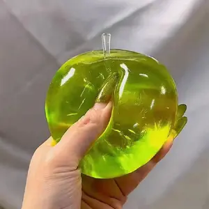 Green Apple Blue Maltose Squishy Toys Anti Stress Sensory Fidgets Toy Soft Simulated Transparent Slow-rebound Decompression Toy