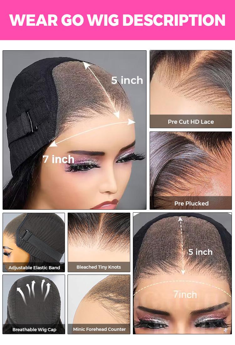 CurlyMe Wear and Go Finger Coily 250% Density Glueless Pre-cut 7x5 HD Lace Curly Wigs Pre-plucked