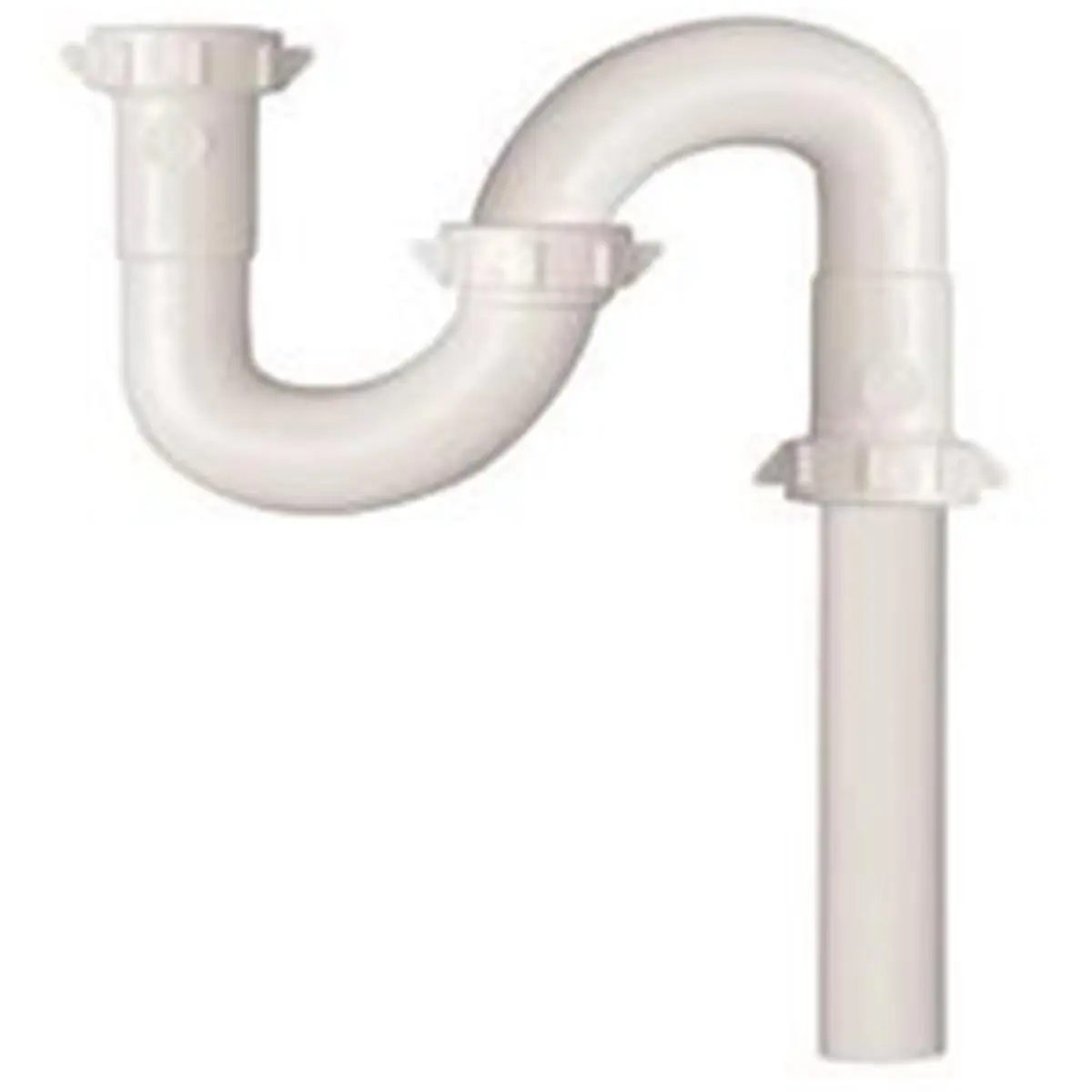 212 MAIN 1-1/2 in PVC Slip Joint U-Shaped S-Trap (PP20663), Plastic Plumbing Fitting for Boating Water Sports, Kitchen/Lavatory Connection, For Kitchen Or Lavatory Connection