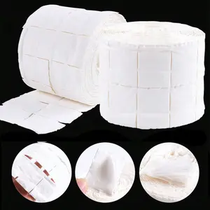 300/500 Pcs Acrylic & UV Gel Nail Polish Removal Cotton Pads, Non-Lint, Highly Absorbent, Ideal for Salon, Home Manicure, Cosmetics Cleaning
