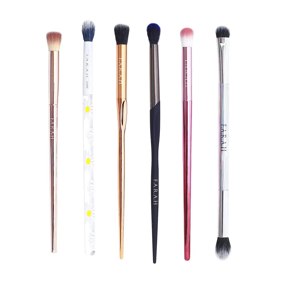 F.A.R.A.H Best Sellers Eye Bundle at IPSY - Top Rated Eyeshadow Brushes, 100% Vegan Bristles, Synthetic Fibers, Washable, Ipsy Glam Bag Exclusive