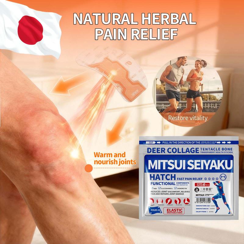 DRMITSUI Seiyaku FARINFRARED BonePainPatch Thermal Patches 6 Patches Bag for Bone Pain Relief & Muscle Recovery Balm Therapeutic Healing Therapy Healthcare Wellness Treatment