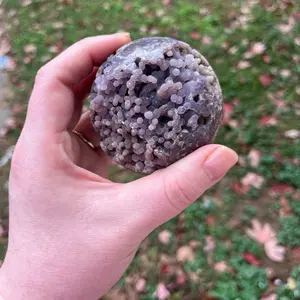 Gorgeous Grape Agate 70mm Sphere
