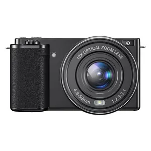 Komery W6 Entry‑Level Mirrorless Camera HD Optical Zoom Anti‑Shake Live Streaming Camera Travel Vlog Digital Camera