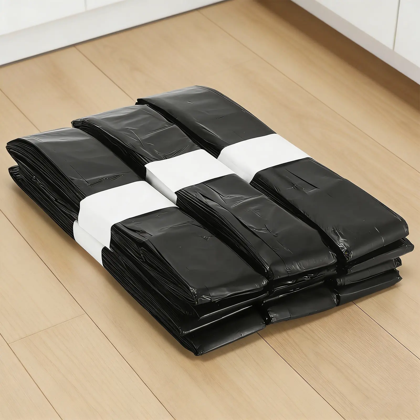 IntreLife Durable Thick Film Self-Sealing Auto-Refill Flat Mouth Bin Bags Set - 6-Pack (180 Count, Large Size), Self-Changing Garbage Bags for T1/T1S Model/T Air Electric Trash Cans, Effortless Installation, ~25 Days of Use Support, Home Cleaning Supplies