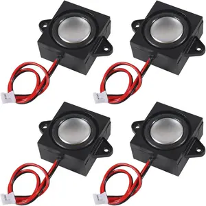 4Pcs 3W 8 Ohm Mini Loudspeakers 3 Watt JST-PH2.0 Interface Micro Speaker for Arduino, Small Electronic Projects, Advertising Machines, LCD TV Monitors