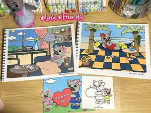 Lola and Friends Vol 1 and Vol  2 Book Bundle Art Series