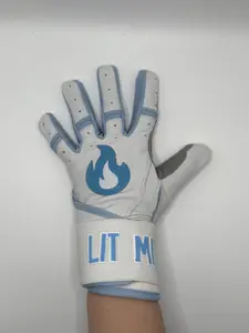 Lit Mitts Carolina Blue Ice Batting Gloves