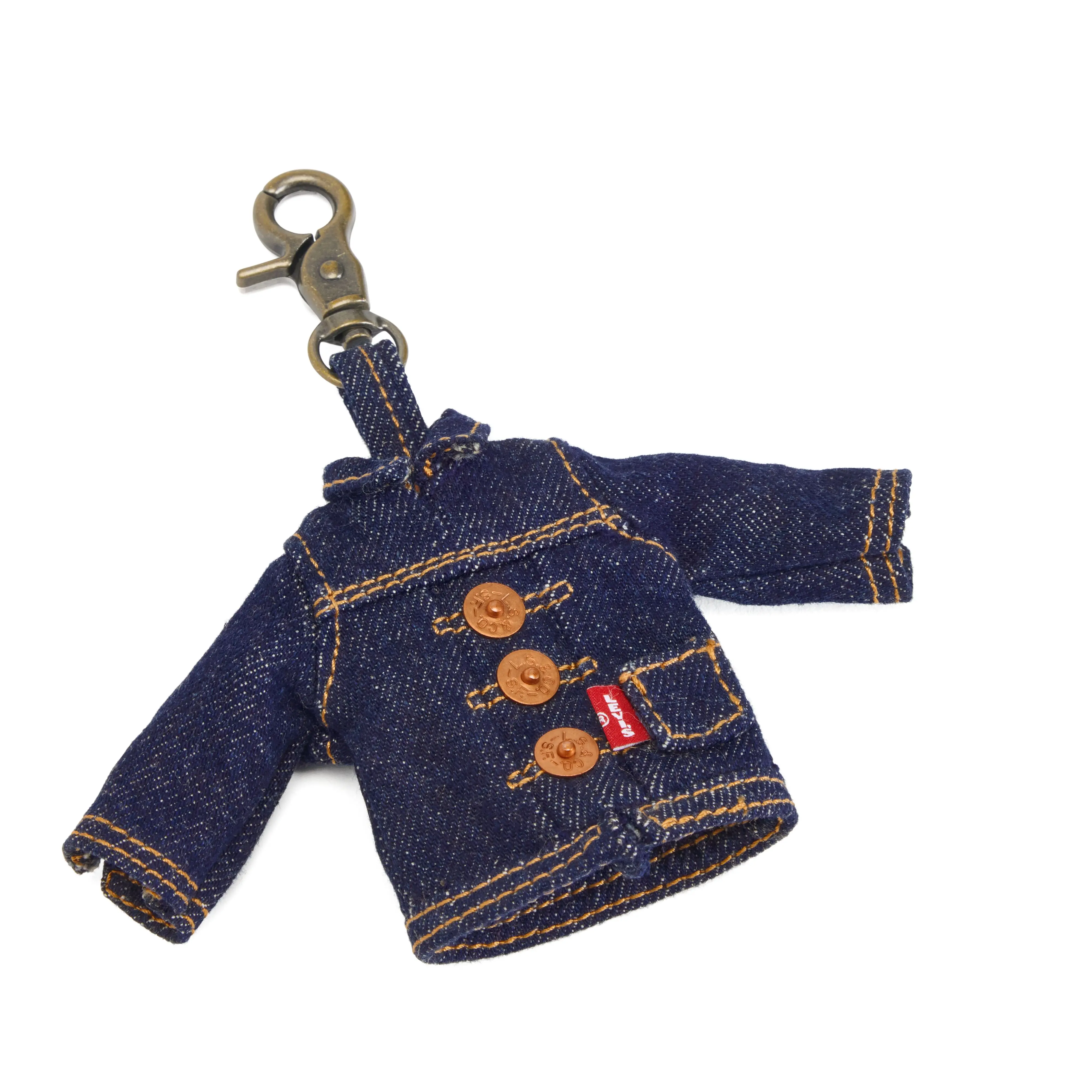 Trucker Jacket Bag Charm