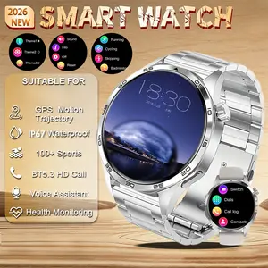 Men's smartwatch, Multifunctional smart watch, Digital Smart Watch, HD screen, 20-day battery life, wireless calling, 200+ watch faces, voice assistant, 120+ sports modes, fitness tracking watch, Valentine's Day gift