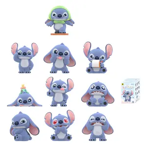 【TOPTOY】Disney Stitch Emoji Style Figure Blind Box! Surprise mystery toy, cute desk accessory, ideal gift for friends