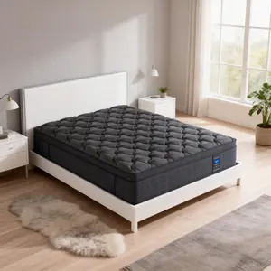 12'14 inch Twin Full Queen King Hybrid Mattress in a Box, Memory Foam Individual Pocket Springs Medium Firm for Side Sleepers, motion isolation，Breathable Ergonomic Design, Queen Size，romantic bedroom accessories