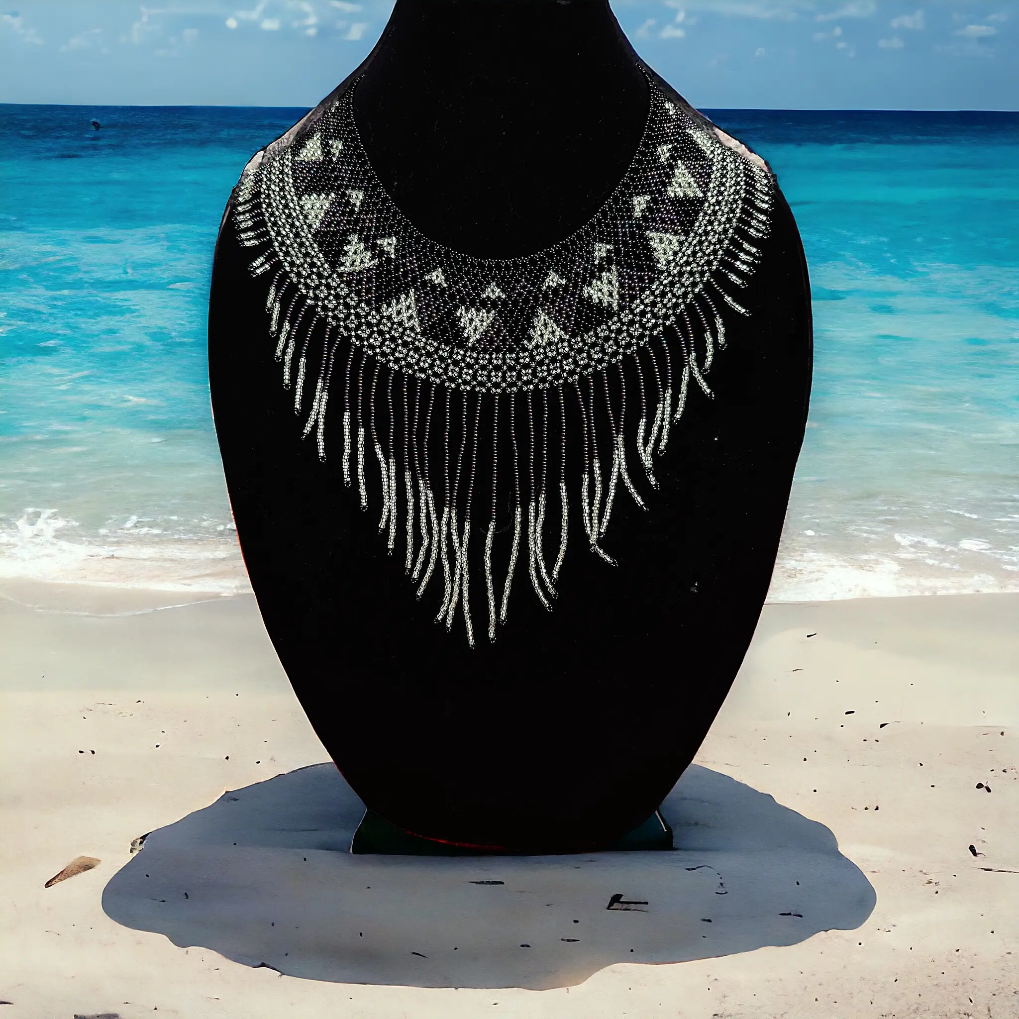 Handmade Mayan Jewelry Mayan Sunrise Necklace