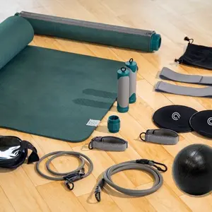 Flobody Essentials Bundle | A Portable Pilates-Based Home Gym for Low-Impact Full-Body Training with 500+ Workouts in App & Adjustable Tension Levels Strength, Mobility & Toning in One Kit