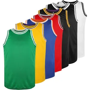 Blank Basketball Jersey 90S Hip Hop Clothing for Party, Mens Plain Mesh Athletic Practice Sports Shirts S-3XL