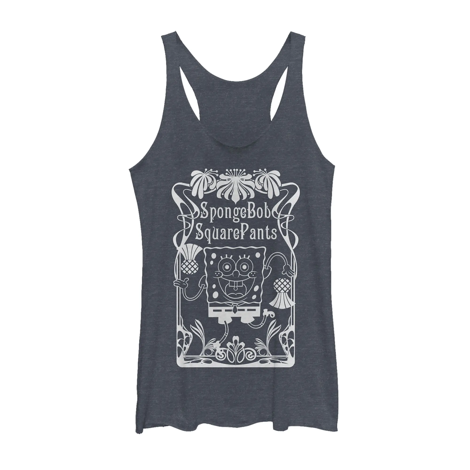 Women's SpongeBob SquarePants Nouveau Dance Racerback Tank Top