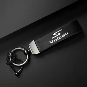 Kawasaki Vulcan S VN650 2015 PU Leather Keychain Holder, Durable Key Ring Accessory, Stylish Keychain, Ideal Gift for Bikers, Perfect for Motorcycle Enthusiasts