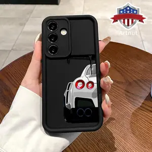 Modern Combat Car Pattern TPU Phone Case Compatible with Galaxy S24 Ultra S25 Plus S23 S22+ Shockproof Drop Protection Rugged Durable Silicone Cover Cellphone Protective Casing