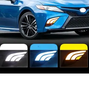 For Camry SE XSE 2018-2020 LED DRL Daytime Running Light Fog Signal Lamp 1 Pair