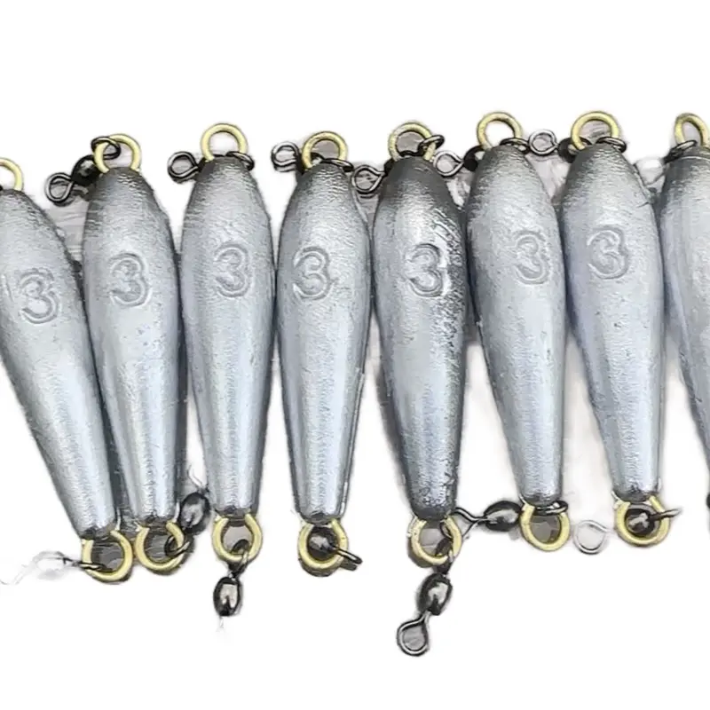 4 Pack of Lead Trolling Sinkers w Barrel Swivels Fishing Accessories 2oz to  8oz Weights for Trolling & Cat Fishing - Spoon Lures - TikTok Shop