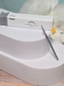 1 Diamond Nail Drill Bit DFL 2.3*10mm Red