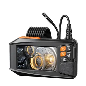 4.3 Inch LCD Screen Borescope, HD Lens Endoscope Camera with Light, IP67 Waterproof Endoscope, Inspection Camera, Snake Camera, Endoscope Camera for Mechanical Equipment Auto Repair, Inspect Camera