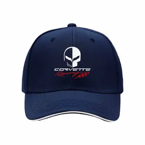 Corvette Racing 33 logo sticker for car Hip-hop Hat Outdoor Adjustable Casual Hat Men's and women's casual sports outdoor sandwich baseball cap