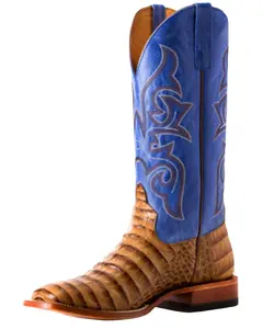 Horse Power Men's Toasted Caiman Print Western Boot Broad Square Toe - Hp1842