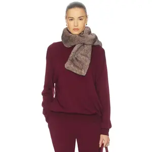 Helsa Madeira Oversized Turtleneck in Oxblood