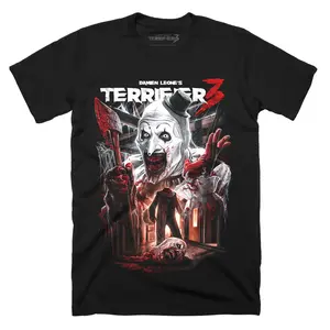Terrifier 3 Heads Will Roll T-Shirt