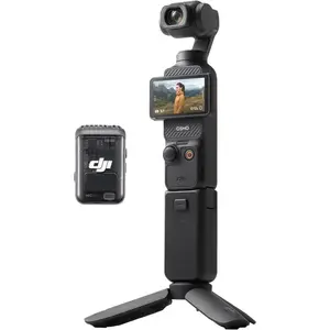 1'' CMOS, 4K Resolution/120fps Vlog Camera, 3-Axis Stabilization, Face/Object Tracking, Mic Included for Clear Sound, Digital Camera for YouTube