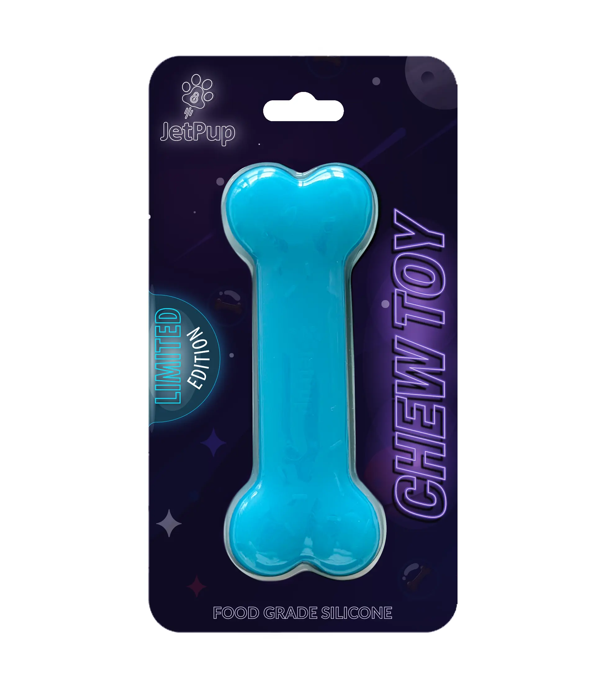 Pup Play *LIMITED EDITION* Chew Toy Bone - Blue Orbit