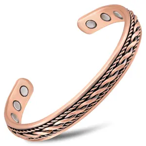 MagnetRX Inlay Copper Wire Magnetic Bracelet Bangle For Women