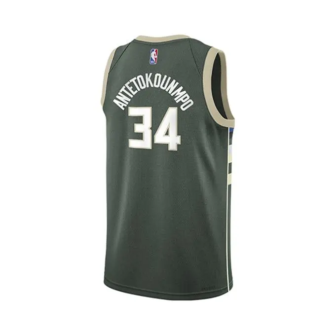 Youth Nike Icon Edition Giannis Antetokounmpo Milwaukee Bucks Swingman Jersey