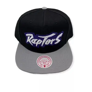 Mitchell & Ness Black/Gray NBA Toronto Raptors HWC Core Basic Snapback