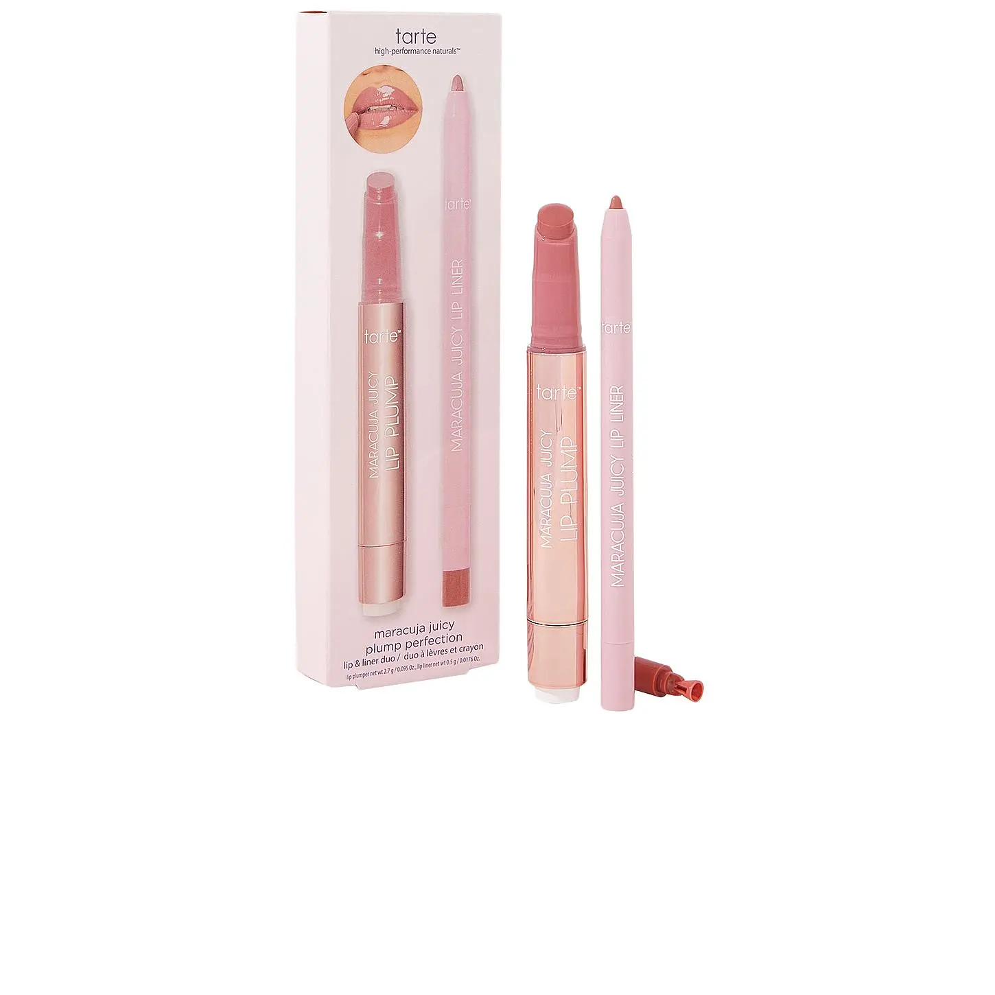 tarte Maracuja Juicy Lip Plump Perfection Lip & Liner Duo in Primrose & Buff tarte Maracuja Juicy Lip Plump Perfection Lip & Liner Duo in Primrose & Buff
