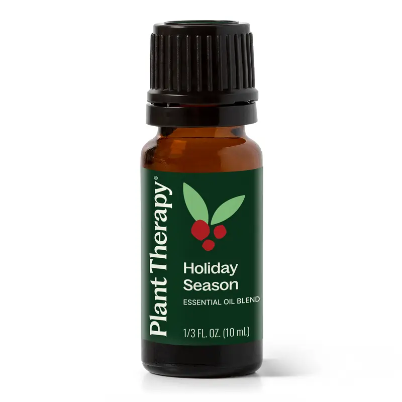 Plant Therapy Holiday Season Essential Oil Blend 100% Pure, Undiluted, Therapeutic Grade
