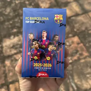 2025-26 DAKA Top Audience Real Madrid Barcelona Team Box Mbappe Yamal Football Star Card Collection Card Toy Holiday Gift Soccer Cards
