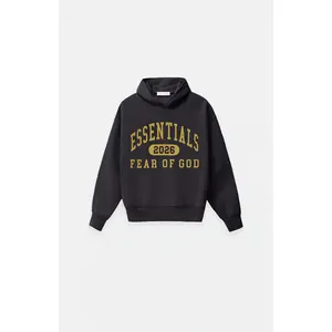 Fear of God ESSENTIALS Men's Kids Vintage Black Classic Hoodie
