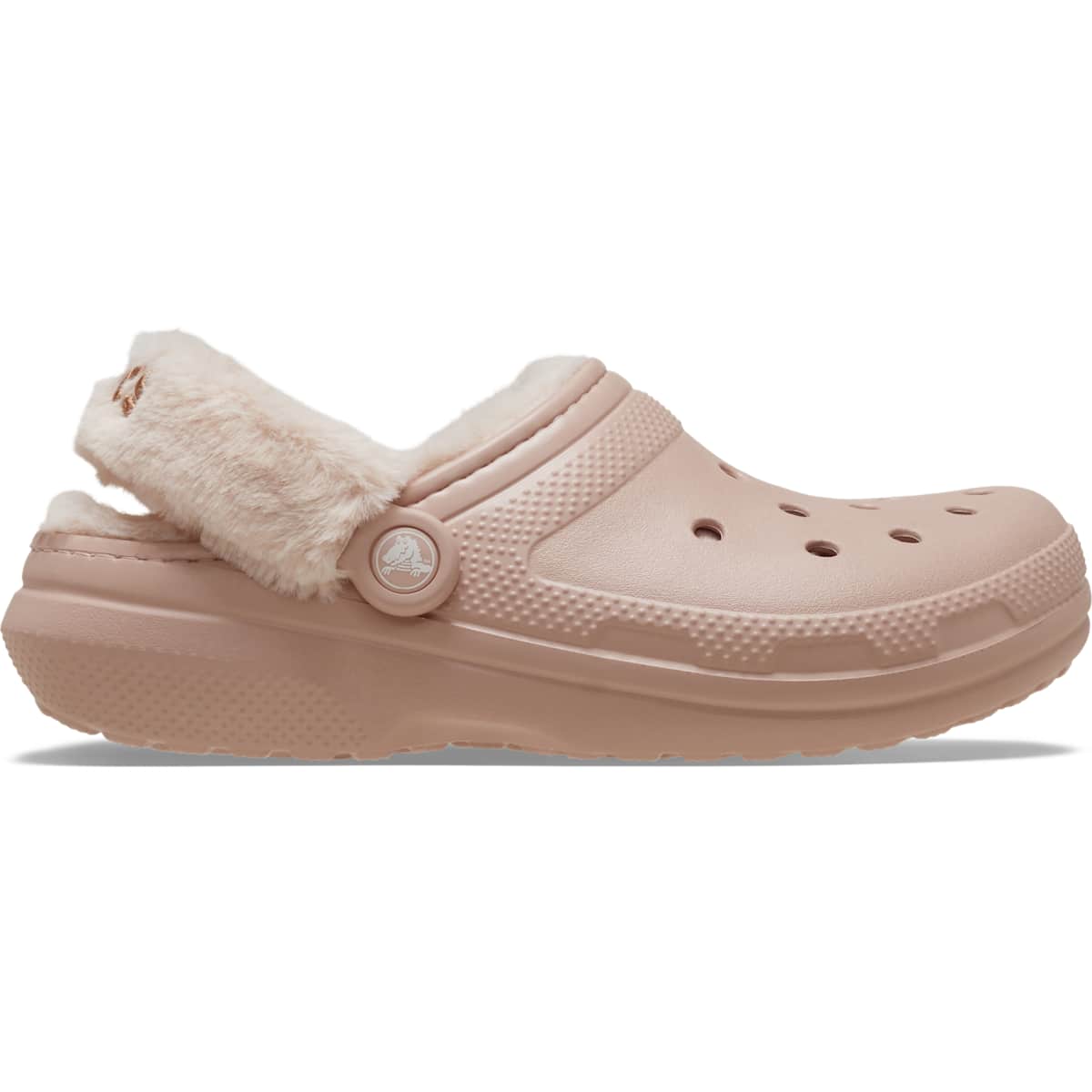 Crocs Adult Classic Fuzz Lined Clogs, Fluffy Slippers