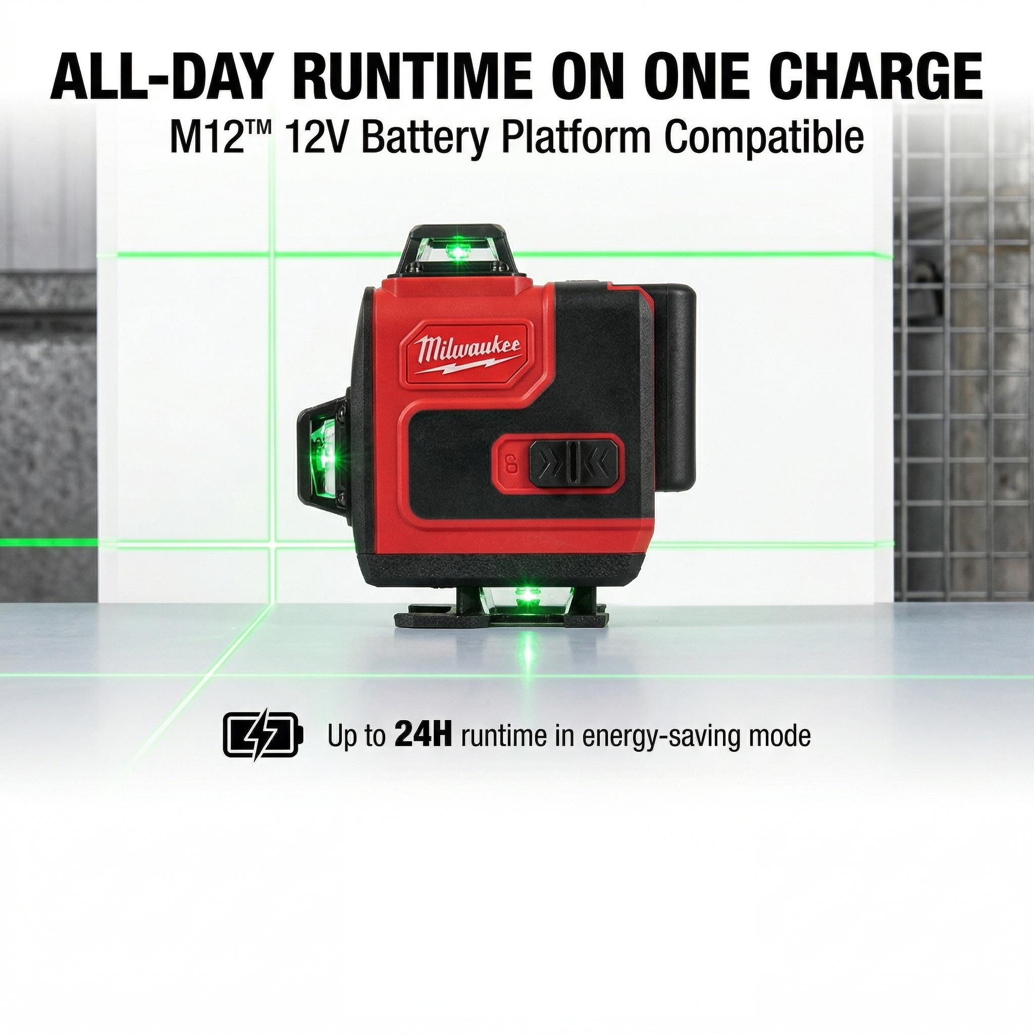 Milwaukee 16-Line Cross Laser Level for Professional Use