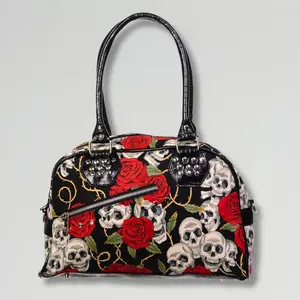 Skull N Roses Convertible Shoulder Bag