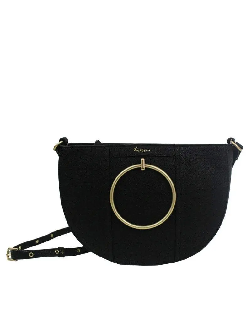Limelight City Crescent Crossbody in Black