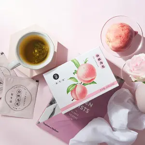 YIBAO LIFE White Peach Oolong Tea Bags (15 Bags, 45g) - Pure Ingredients, Refreshing Brew Natural Beverage Fruit