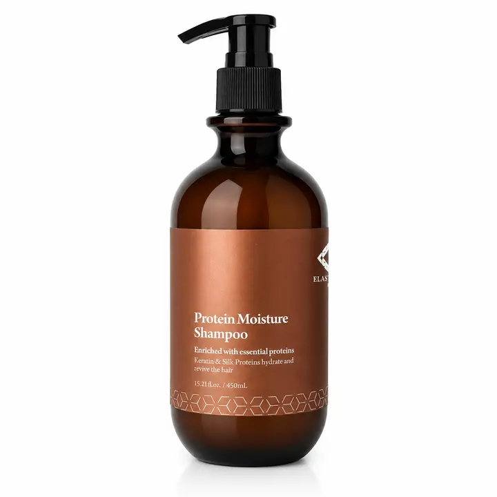 Elabore Protein Moisture Shampoo, Silky Haircare Cleanser with Green Tea Moisturizer, 15.21 fl.oz (450ml), Hydrating, Keratin
