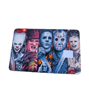 Anime Halloween Horror Movie Characters Credit Debit Card Skin Waterproof Adhesive Vinyl Decal Custom Sticker for Personalized Expression and Gift Goals | Aesthetic Credit Card Skin Sticker