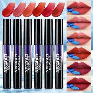 6PCS Long-Lasting Peel-off Lip Tint, Matte Waterproof Non-transfer Lipstick for Daily Use
