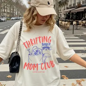 Comfort Colors   Thrifting Mom Club Shirt, Thrift Aesthetic Graphic Tee, Antique Vintage Shopping Gift For Collector Thrift Lover - Lauriel Designs