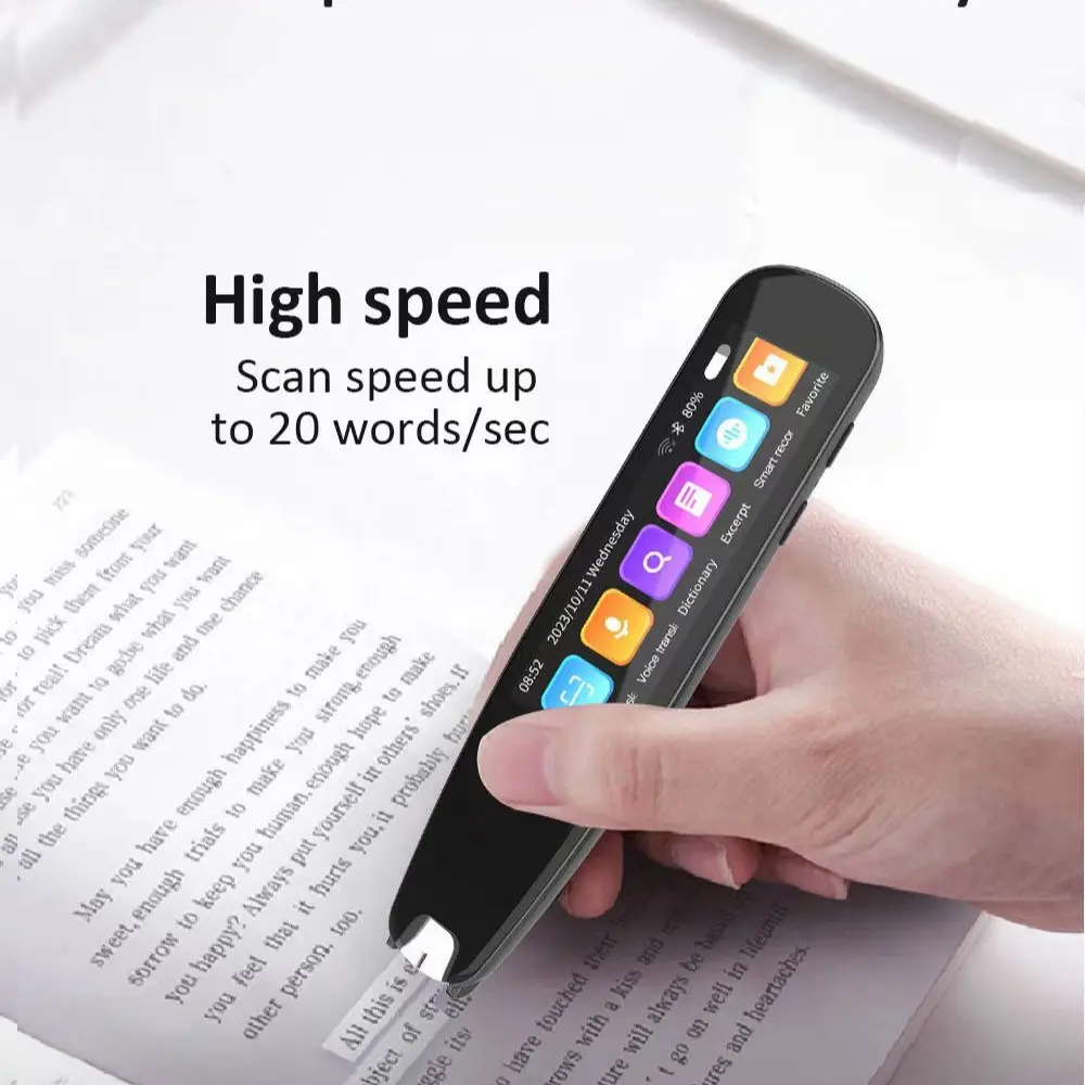 International Scan Translation Pen, Multilingual Dictionary Pen, Portable, Supports 134 Languages, Ideal for Overseas Reading, Model T13